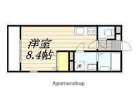 福岡県筑紫野市針摺南2丁目の賃貸アパート201の間取り
