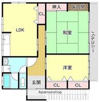 K’S姪浜の間取り