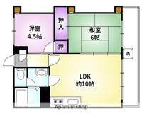 千本杉コーポの間取り