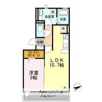 アリス京町壱番館201の間取り