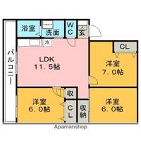 物件の間取り画像