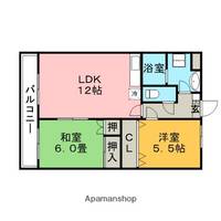 GREEN HILLS津福503の間取り