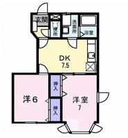 スクエアコートⅢの間取り