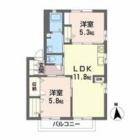 物件の間取り画像