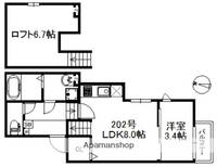 アイリスサンタ久留米の間取り