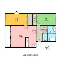 和楽園ハイツ壱番館の間取り