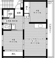 ビレッジハウス小城2号棟0207の間取り