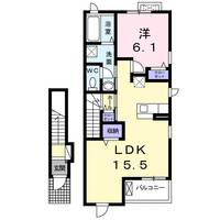 ブローテ松岡Cの間取り