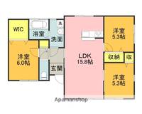 福岡県飯塚市立岩(一戸建)の賃貸物件の間取り