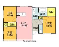 福岡県飯塚市立岩(一戸建)の賃貸物件戸建ての間取り