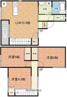 長崎県西彼杵郡長与町高田郷(一戸建)の賃貸物件戸建ての間取り