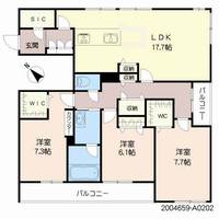 物件の間取り画像