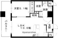 レジディア熊本辛島の間取り