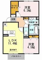 物件の間取り画像
