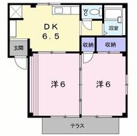 メロディハイツの間取り