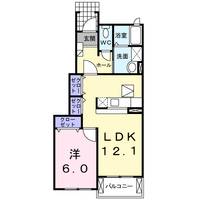 カトレアBの間取り