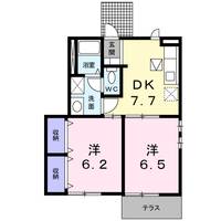 レジデンス寿Bの間取り