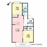 モンパルク上南部の間取り