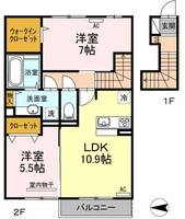 物件の間取り画像