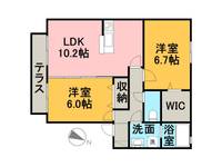 パークハイム A棟の間取り
