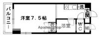 リベルテ水前寺北の間取り