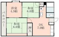 熊本県熊本市西区蓮台寺5丁目の賃貸アパートの間取り