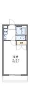 レオパレス建山壱番館205の間取り