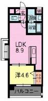 ビュークレスト京町の間取り