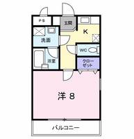 ジュネス黒髪の間取り
