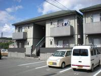 熊本県熊本市東区下南部2丁目の賃貸アパートの外観