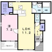 エスペランサ益城の間取り