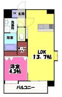 八王寺ツインタワーWESTの間取り