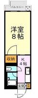 熊本県熊本市東区新南部3丁目の賃貸マンションの間取り