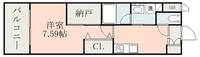 QREST熊本船場の間取り