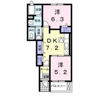 エクセル三ノ宮Cの間取り