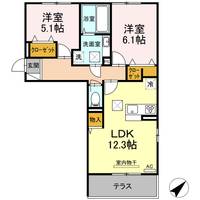 クレールフラワーの間取り