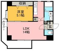 QUEENRICH新屋敷の間取り