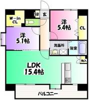 八王寺ツインタワーWESTの間取り