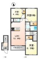 物件の間取り画像