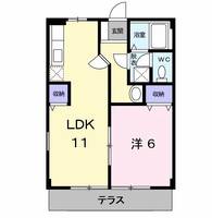 サンヒルナガヒロⅡの間取り