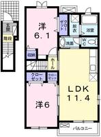 物件の間取り画像