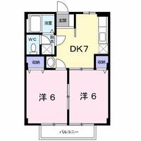 スカイハイツ菊陽の間取り