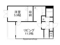 ベラージオ本荘303の間取り