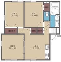 物件の間取り画像