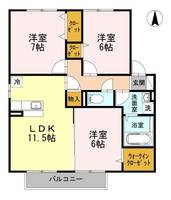 物件の間取り画像