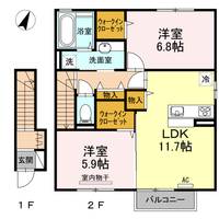 物件の間取り画像