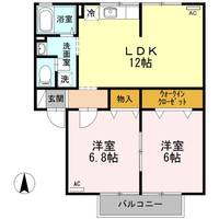 セジュールシャルマンの間取り