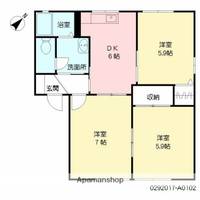 物件の間取り画像