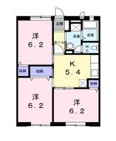 カーサパルドⅠの間取り