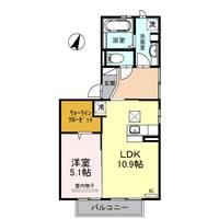 メイユール下郡 Ⅱの間取り